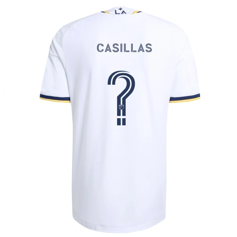 Danxen Bambino Maglia Victor Casillas #0 Blu Giallo E Bianco Kit Gara Home 2026/27 Maglietta