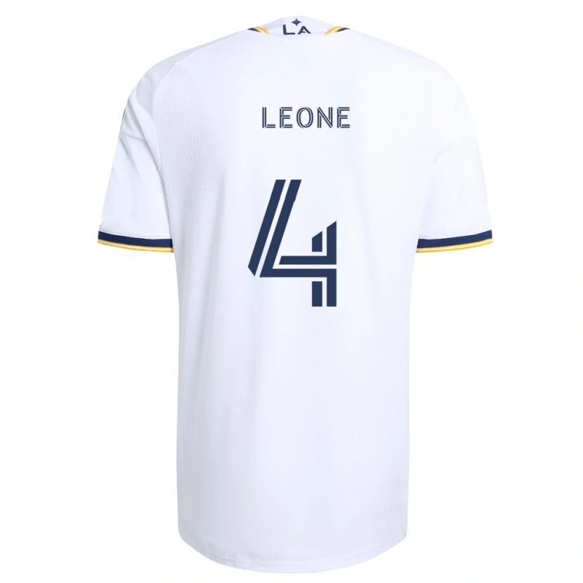 Danxen Bambino Maglia Matthew Leone #4 Blu Giallo E Bianco Kit Gara Home 2026/27 Maglietta