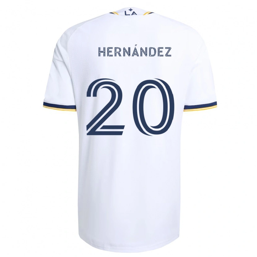 Danxen Bambino Maglia Roberto Hernández #20 Blu Giallo E Bianco Kit Gara Home 2026/27 Maglietta