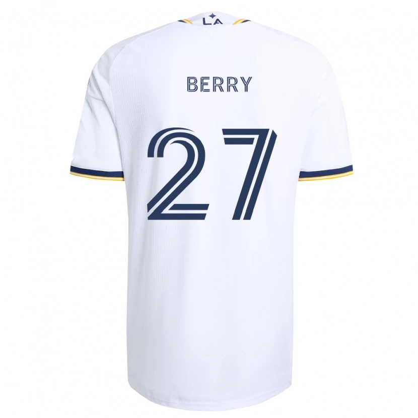 Danxen Bambino Maglia Miguel Berry #27 Blu Giallo E Bianco Kit Gara Home 2026/27 Maglietta