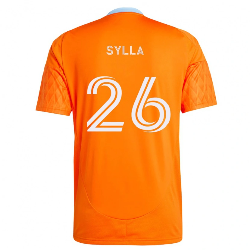 Danxen Bambino Maglia Ousmane Sylla #26 Arancio Bianco Kit Gara Home 2026/27 Maglietta