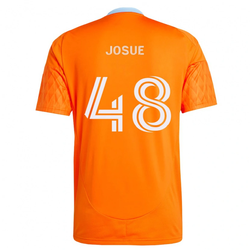 Danxen Bambino Maglia Josué #48 Arancio Bianco Kit Gara Home 2026/27 Maglietta
