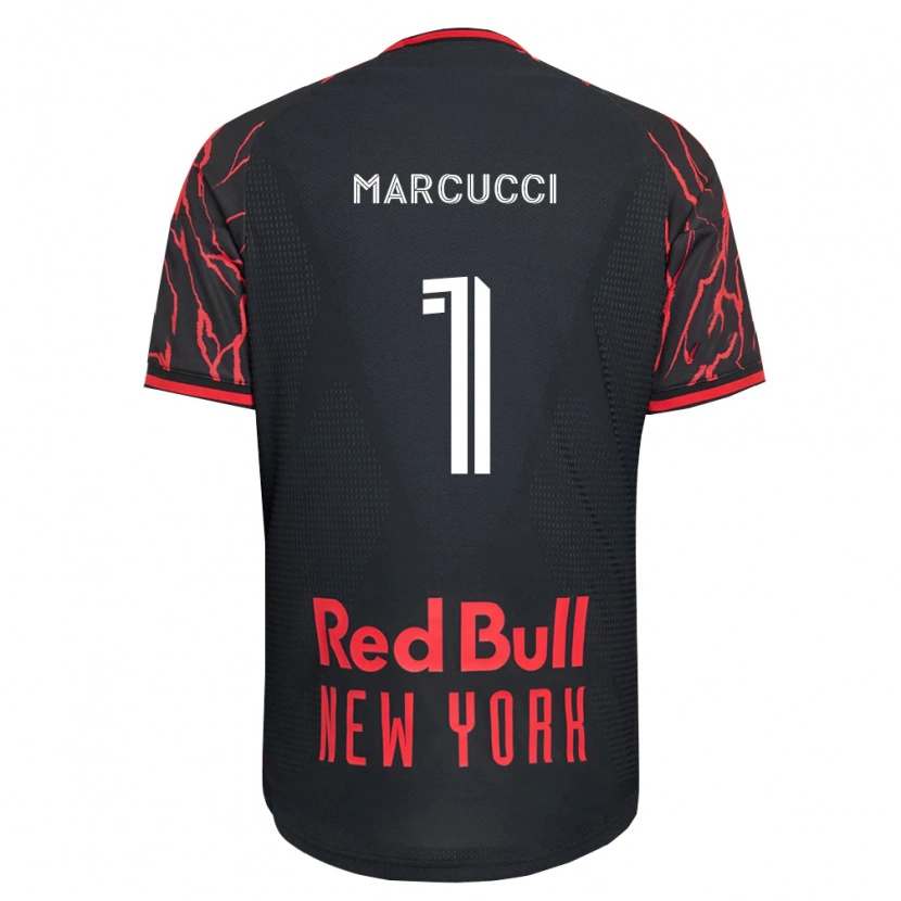 Danxen Bambino Maglia Aj Marcucci #1 Rosso Nero Bianco Kit Gara Home 2026/27 Maglietta