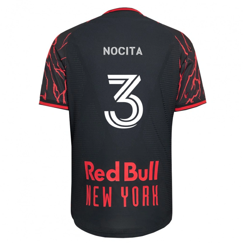 Danxen Bambino Maglia Matthew Nocita #3 Rosso Nero Bianco Kit Gara Home 2026/27 Maglietta