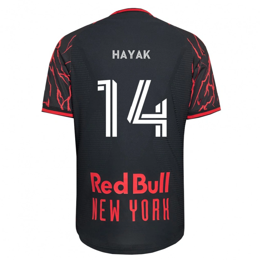 Danxen Bambino Maglia Ari Hayak #14 Rosso Nero Bianco Kit Gara Home 2026/27 Maglietta