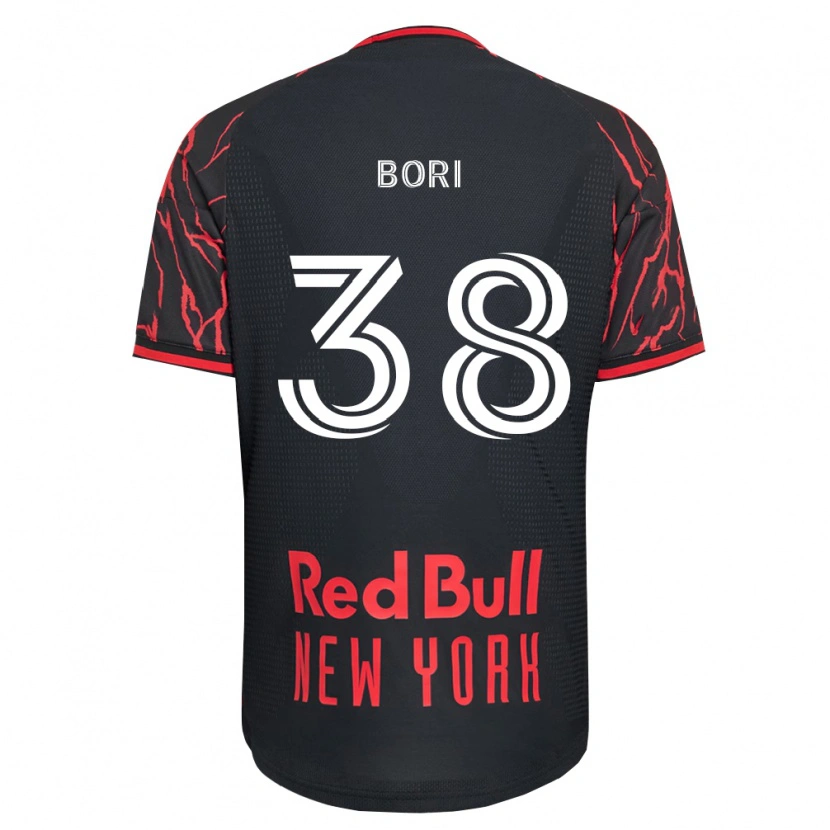 Danxen Bambino Maglia Jason Bori #38 Rosso Nero Bianco Kit Gara Home 2026/27 Maglietta