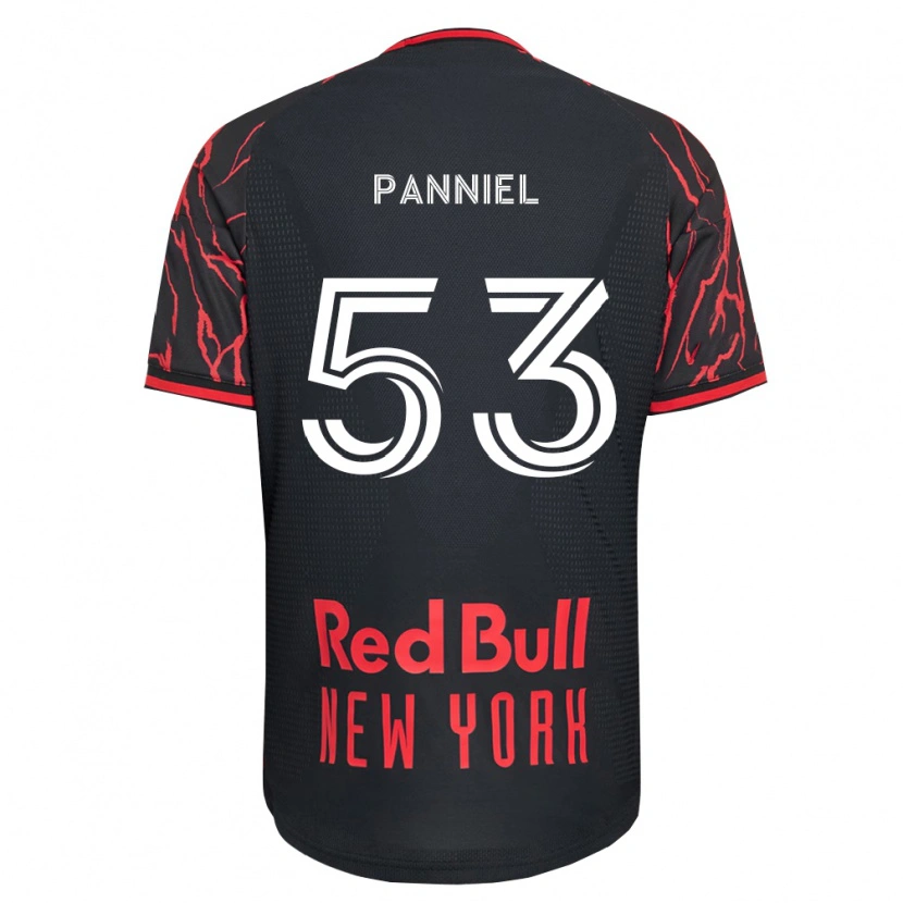 Danxen Bambino Maglia Troi Panniel #53 Rosso Nero Bianco Kit Gara Home 2026/27 Maglietta
