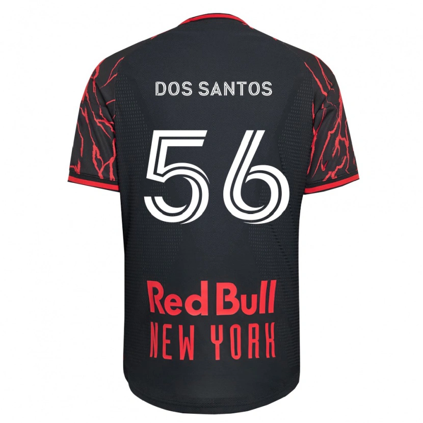 Danxen Bambino Maglia Matthew Dos Santos #56 Rosso Nero Bianco Kit Gara Home 2026/27 Maglietta