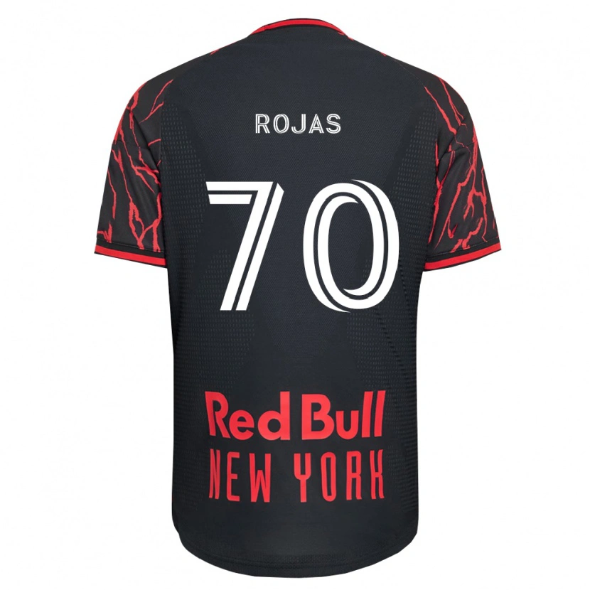 Danxen Bambino Maglia Andy Rojas #70 Rosso Nero Bianco Kit Gara Home 2026/27 Maglietta