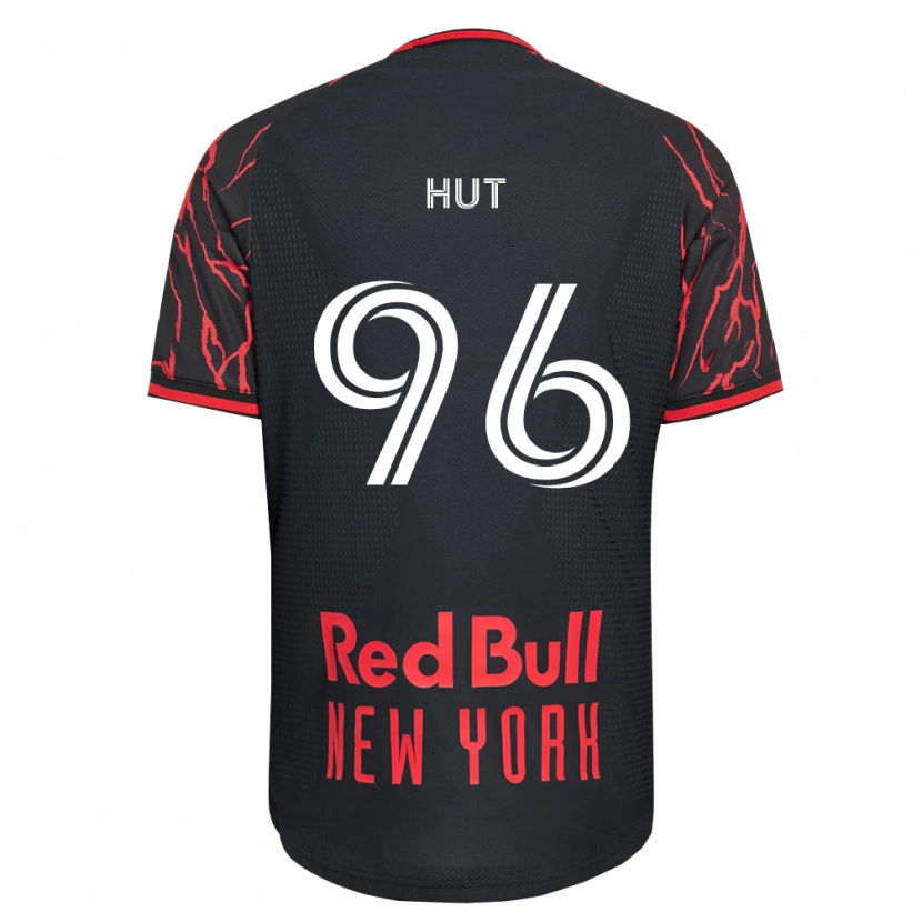 Danxen Bambino Maglia Tomas Hut #96 Rosso Nero Bianco Kit Gara Home 2026/27 Maglietta
