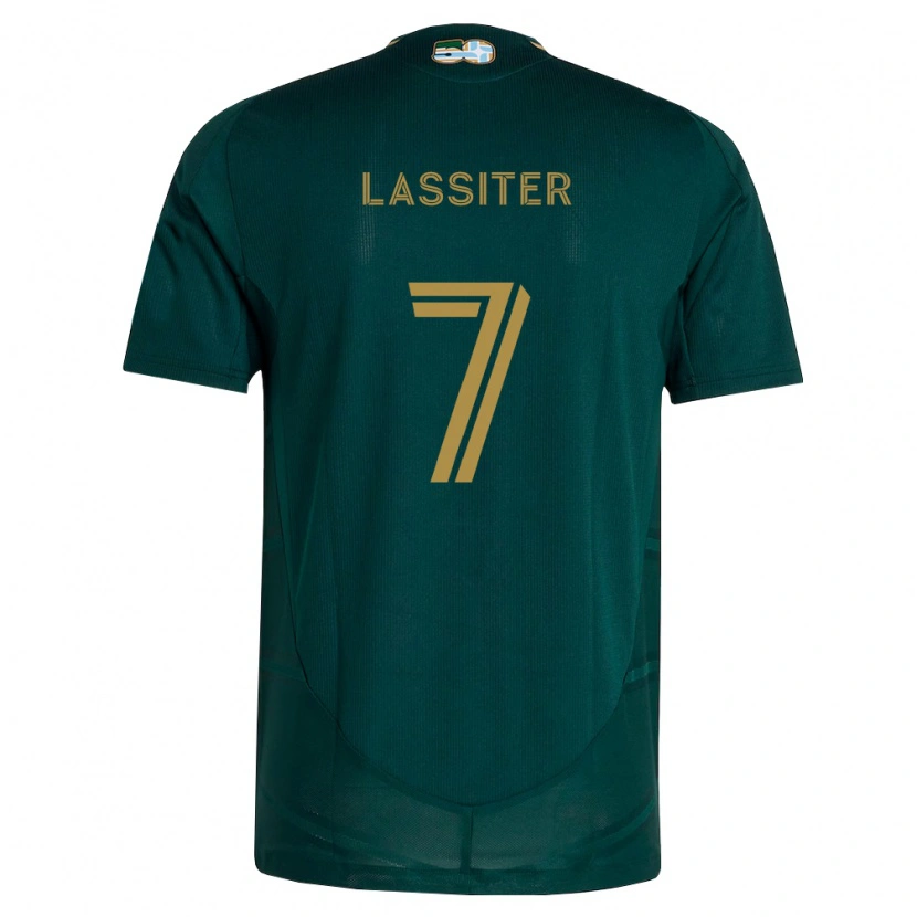Danxen Bambino Maglia Ariel Lassiter #7 Verde Scuro Marrone Kit Gara Home 2026/27 Maglietta