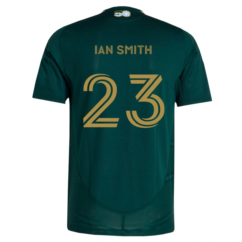 Danxen Bambino Maglia Ian Smith #23 Verde Scuro Marrone Kit Gara Home 2026/27 Maglietta