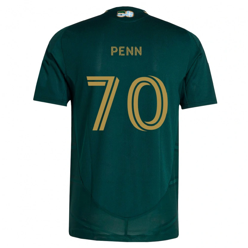 Danxen Bambino Maglia Josh Penn #70 Verde Scuro Marrone Kit Gara Home 2026/27 Maglietta