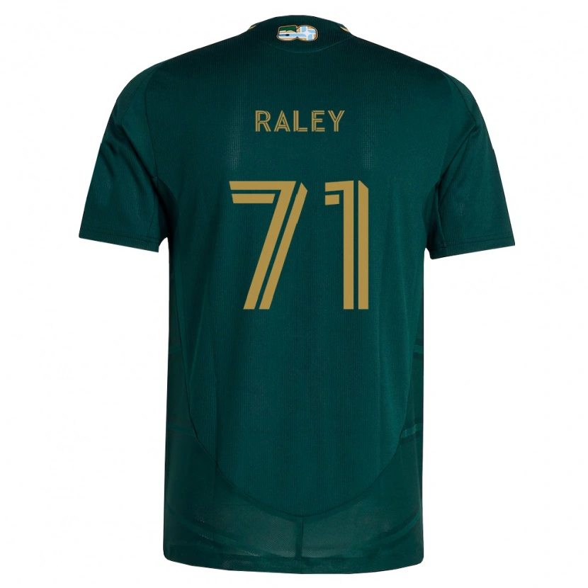Danxen Bambino Maglia Liam Raley #71 Verde Scuro Marrone Kit Gara Home 2026/27 Maglietta