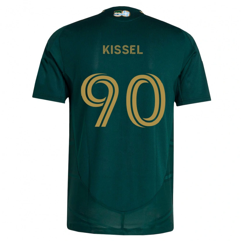Danxen Bambino Maglia Maximilian Kissel #90 Verde Scuro Marrone Kit Gara Home 2026/27 Maglietta