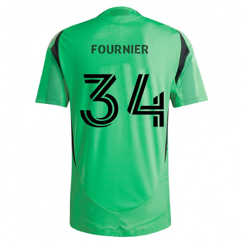 Danxen Bambino Maglia Drake Fournier #34 Verde Smeraldo Nero Kit Gara Home 2026/27 Maglietta