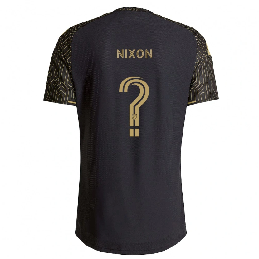 Danxen Bambino Maglia Shakir Nixon #0 Marrone Nero Kit Gara Home 2026/27 Maglietta