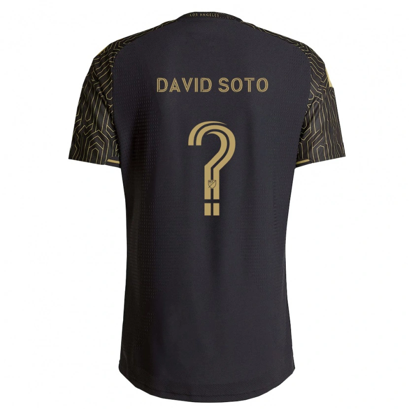 Danxen Bambino Maglia David Soto #0 Marrone Nero Kit Gara Home 2026/27 Maglietta