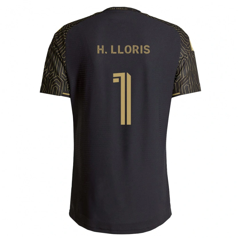 Danxen Bambino Maglia Hugo Lloris #1 Marrone Nero Kit Gara Home 2026/27 Maglietta
