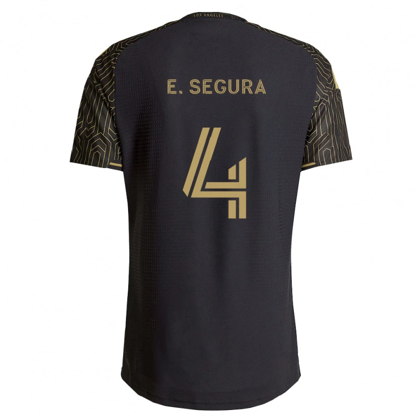 Danxen Bambino Maglia Eddie Segura #4 Marrone Nero Kit Gara Home 2026/27 Maglietta