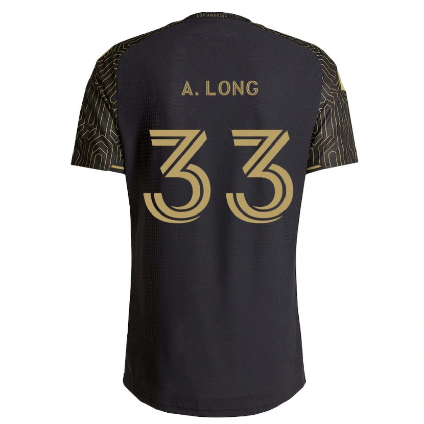 Danxen Bambino Maglia Aaron Long #33 Marrone Nero Kit Gara Home 2026/27 Maglietta