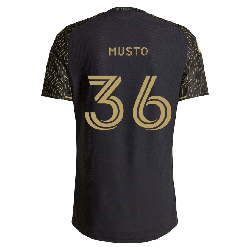Danxen Bambino Maglia Tommy Musto #36 Marrone Nero Kit Gara Home 2026/27 Maglietta