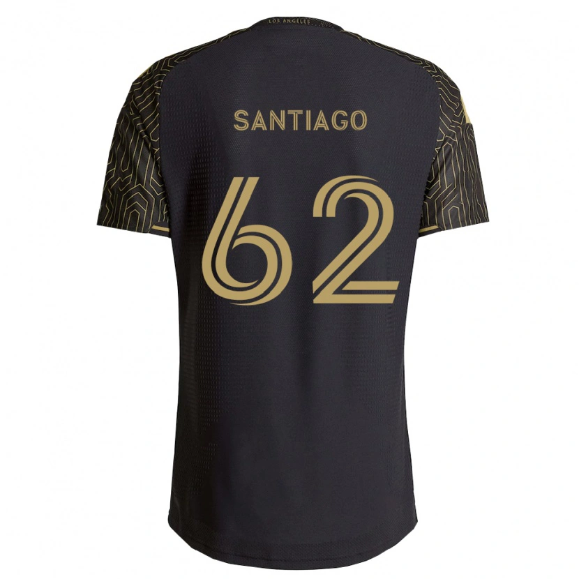 Danxen Bambino Maglia Joshua Santiago #62 Marrone Nero Kit Gara Home 2026/27 Maglietta