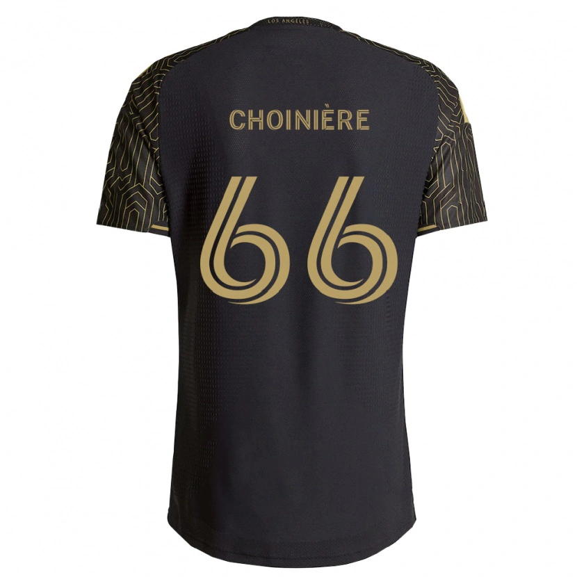 Danxen Bambino Maglia Mathieu Choinière #66 Marrone Nero Kit Gara Home 2026/27 Maglietta