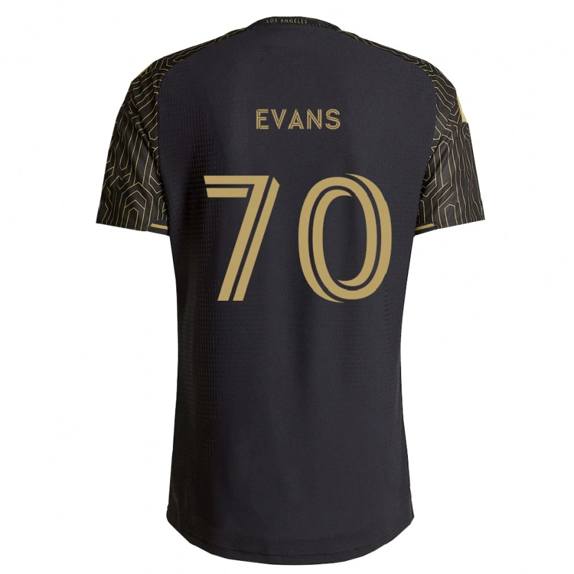 Danxen Bambino Maglia Matthew Evans #70 Marrone Nero Kit Gara Home 2026/27 Maglietta