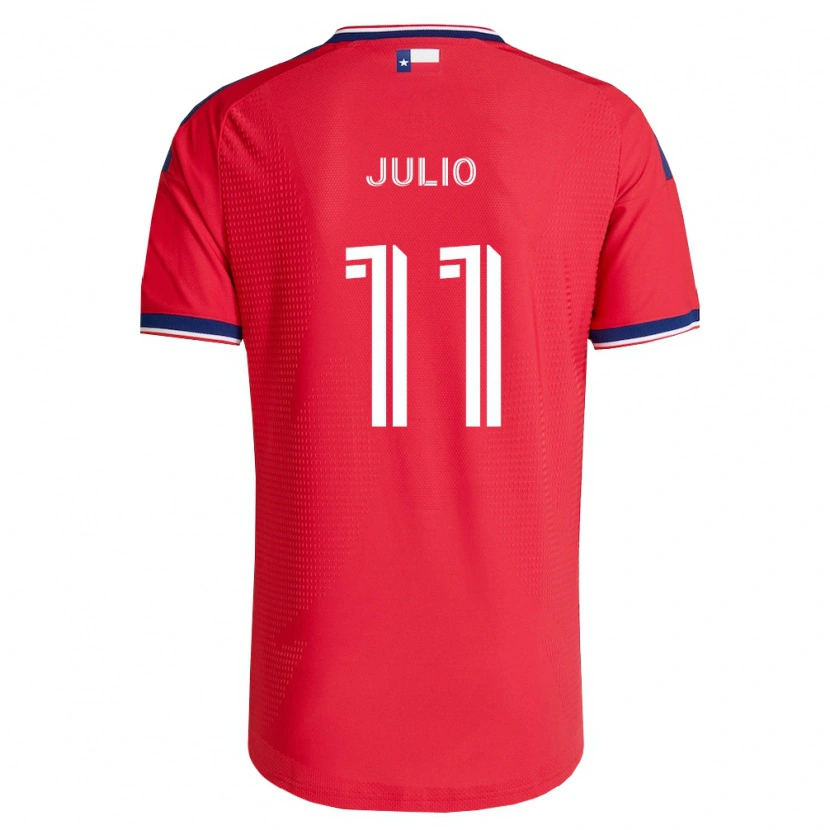 Danxen Bambino Maglia Anderson Julio #11 Rosso Blu Bianco Kit Gara Home 2026/27 Maglietta