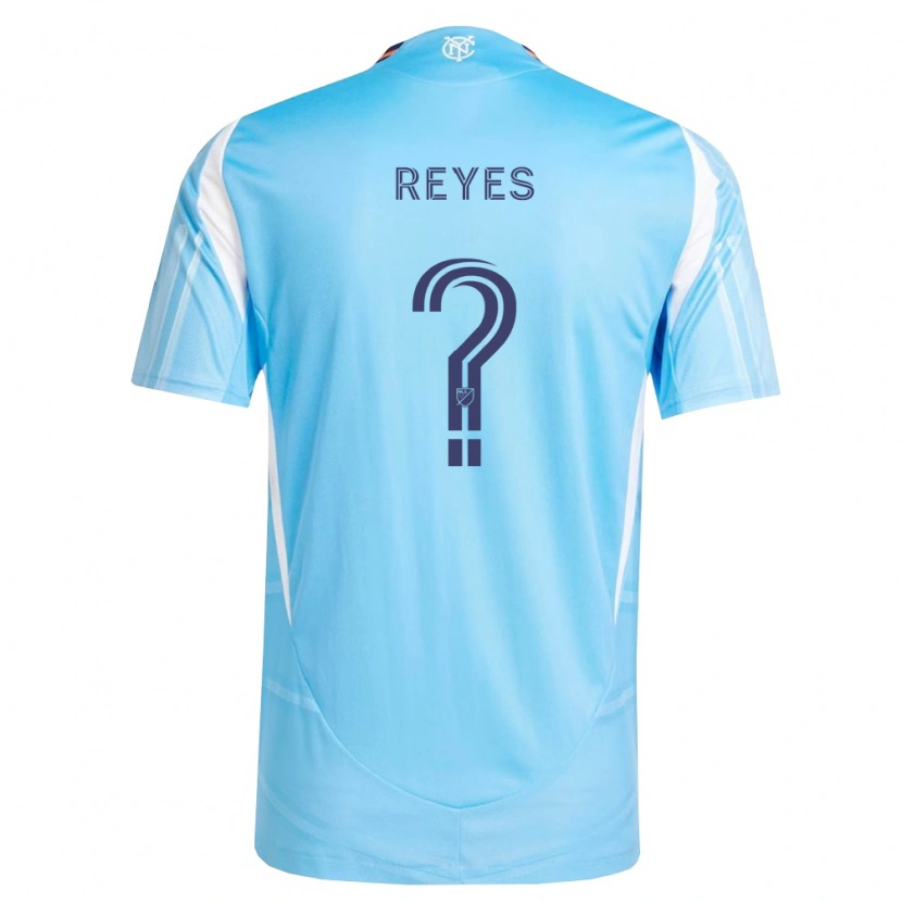 Danxen Bambino Maglia Andrew Reyes #0 Azzurro Bianco Kit Gara Home 2026/27 Maglietta