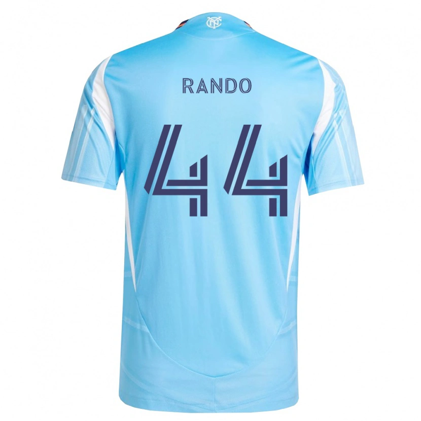 Danxen Bambino Maglia Alex Rando #44 Azzurro Bianco Kit Gara Home 2026/27 Maglietta