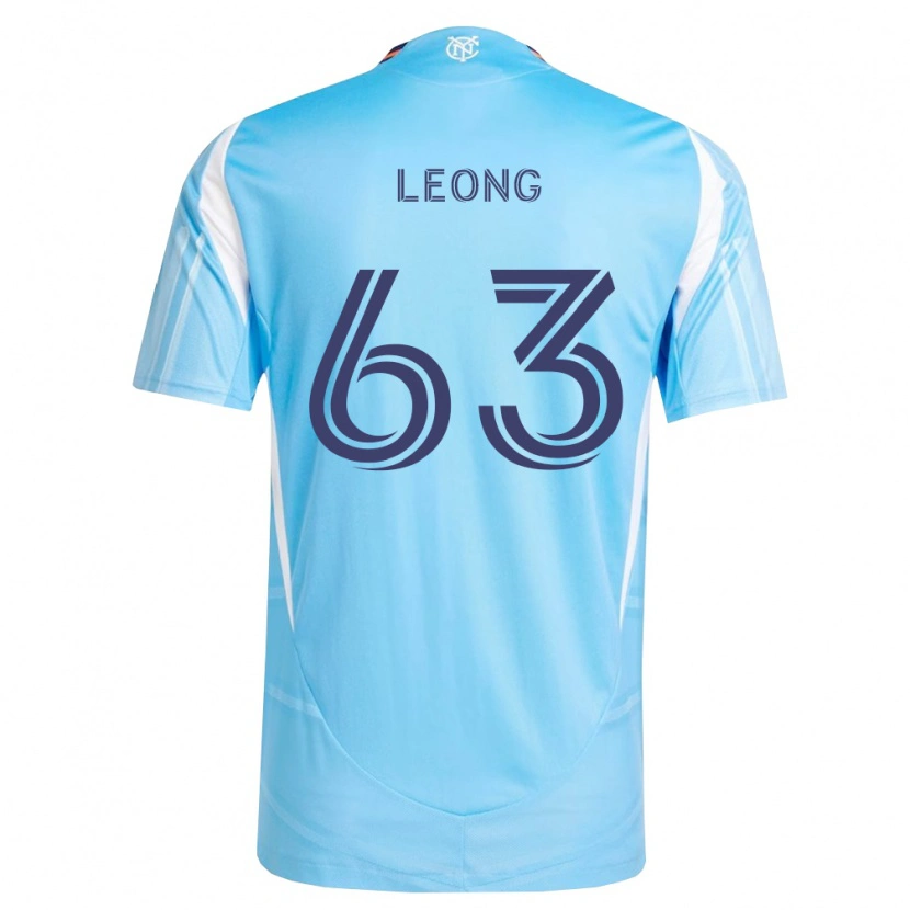 Danxen Bambino Maglia Matthew Leong #63 Azzurro Bianco Kit Gara Home 2026/27 Maglietta