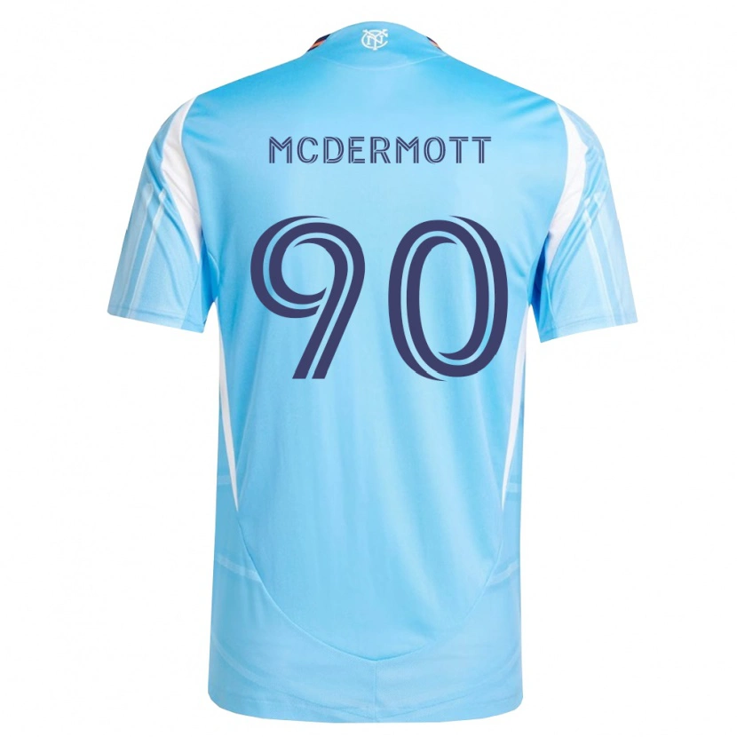 Danxen Bambino Maglia Dylan Mcdermott #90 Azzurro Bianco Kit Gara Home 2026/27 Maglietta