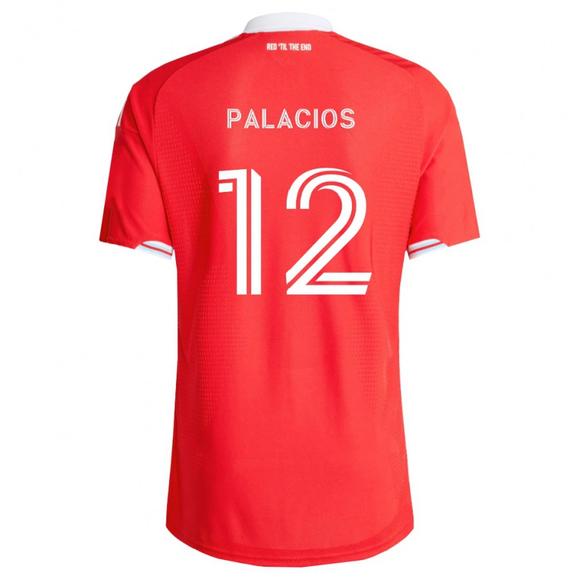 Danxen Bambino Maglia Denzel Palacios #12 Rosso Blu Scuro Bianco Kit Gara Home 2026/27 Maglietta