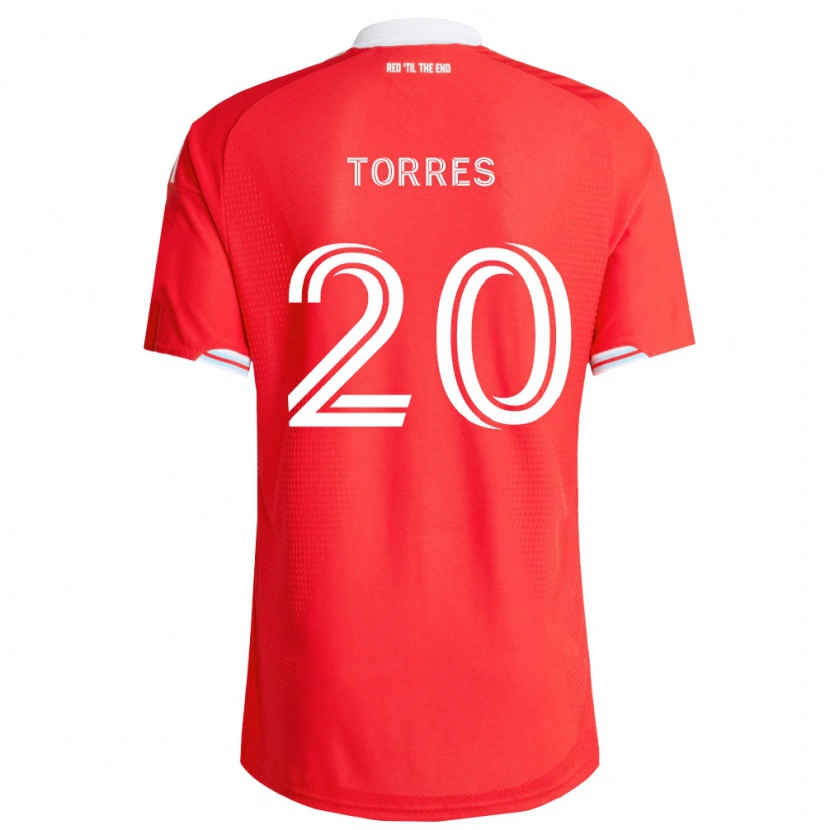Danxen Bambino Maglia Jairo Torres #20 Rosso Blu Scuro Bianco Kit Gara Home 2026/27 Maglietta