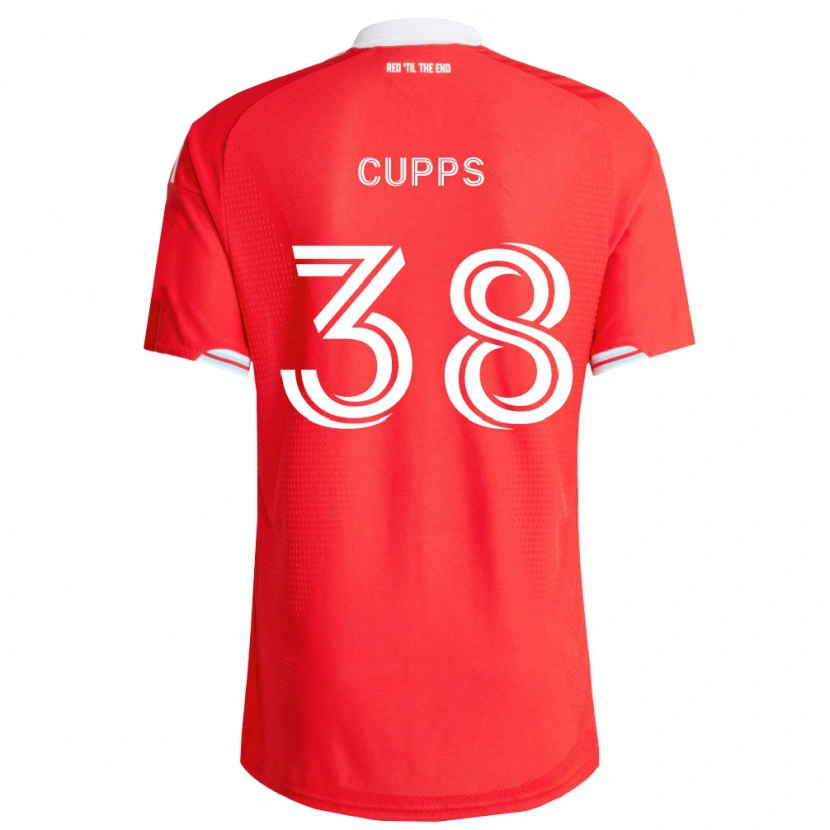 Danxen Bambino Maglia Christopher Cupps #38 Rosso Blu Scuro Bianco Kit Gara Home 2026/27 Maglietta