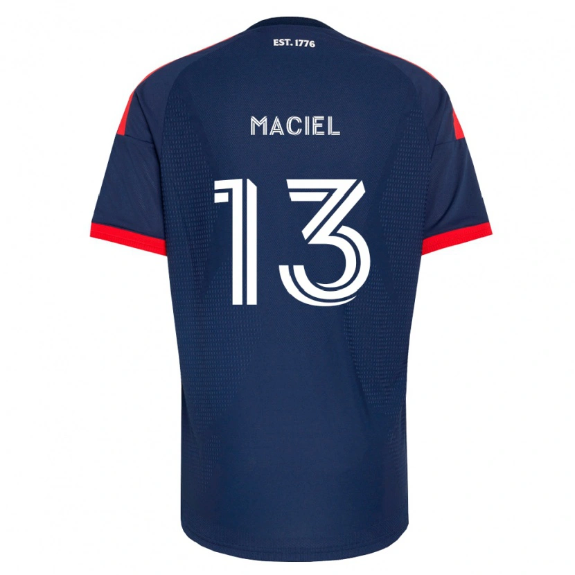 Danxen Bambino Maglia Maciel #13 Blu Reale Rosso Bianco Kit Gara Home 2026/27 Maglietta