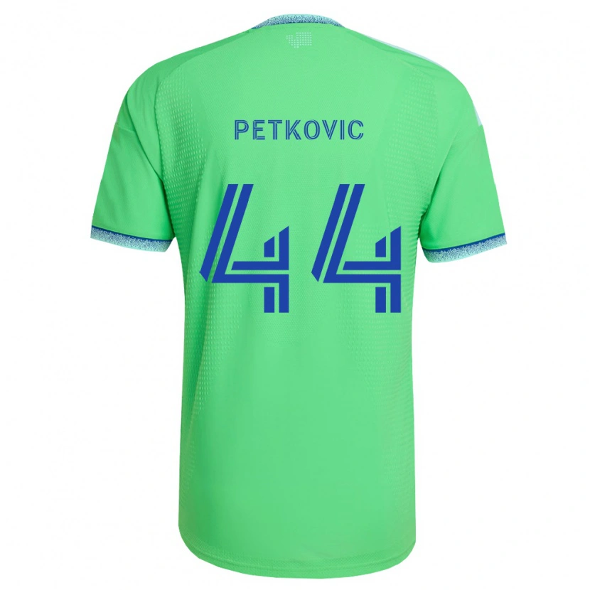Danxen Bambino Maglia Nikola Petković #44 Verde Azzurro Kit Gara Home 2026/27 Maglietta
