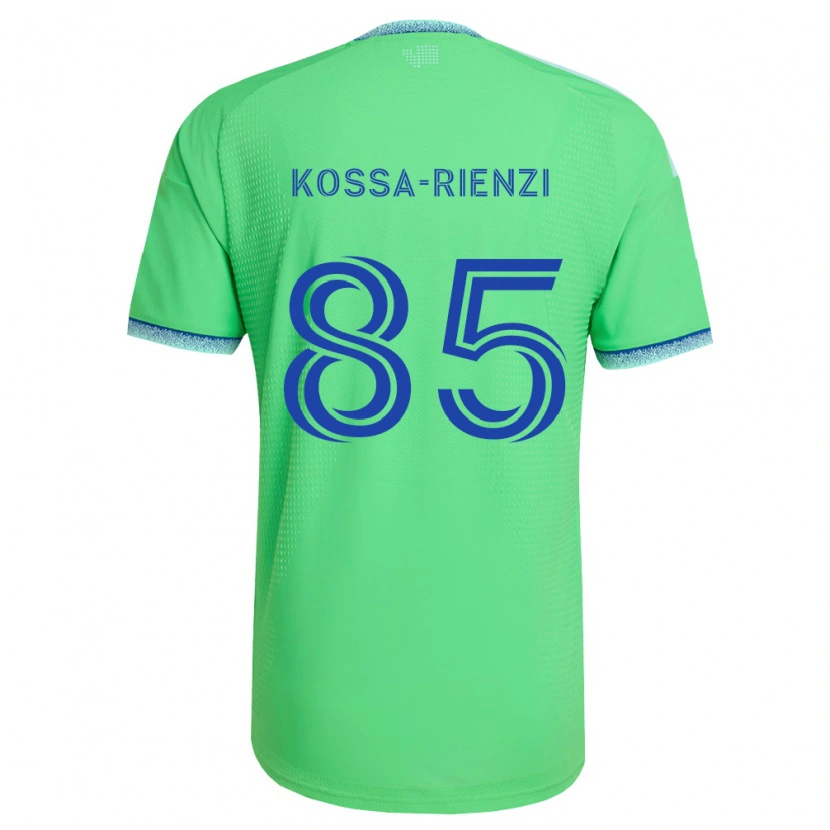 Danxen Bambino Maglia Kalani Kossa-Rienzi #85 Verde Azzurro Kit Gara Home 2026/27 Maglietta