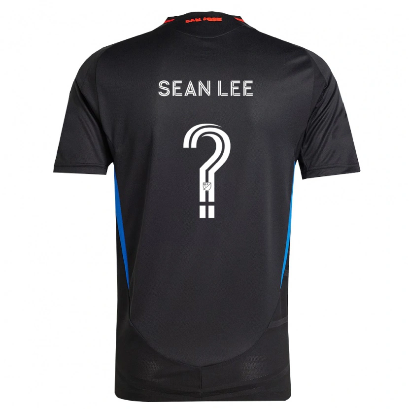 Danxen Bambino Maglia Sean Lee #0 Blu Bianco Nero Kit Gara Home 2026/27 Maglietta