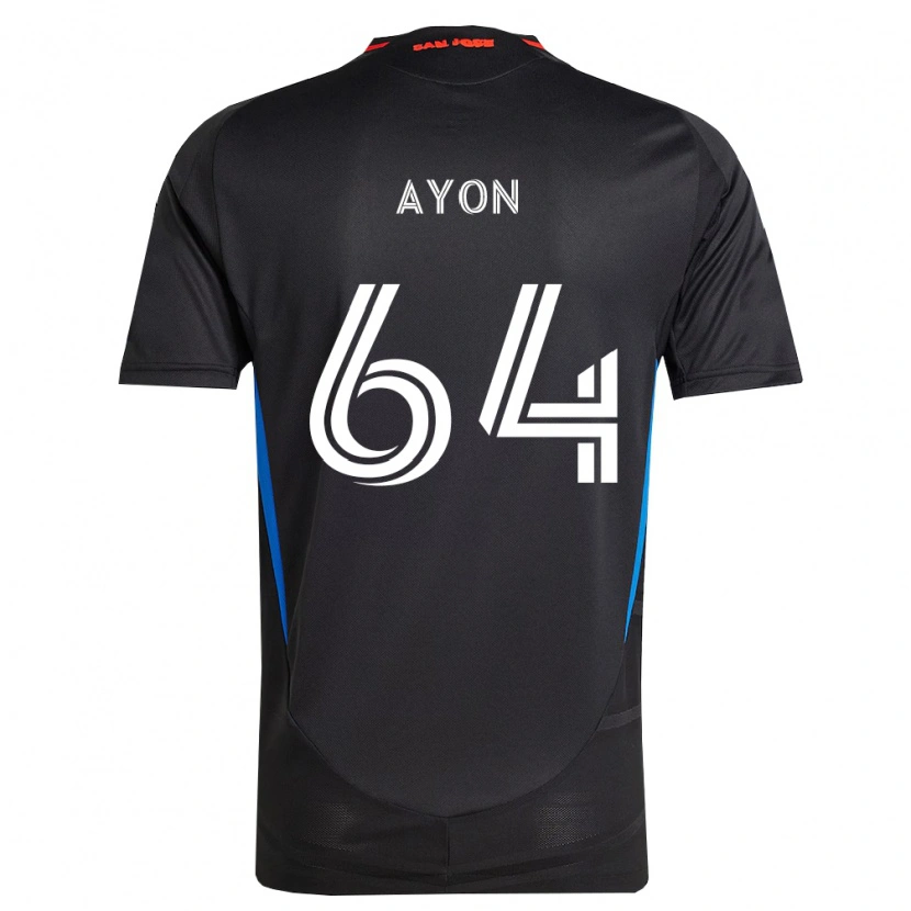 Danxen Bambino Maglia Jerry Ayon #64 Blu Bianco Nero Kit Gara Home 2026/27 Maglietta