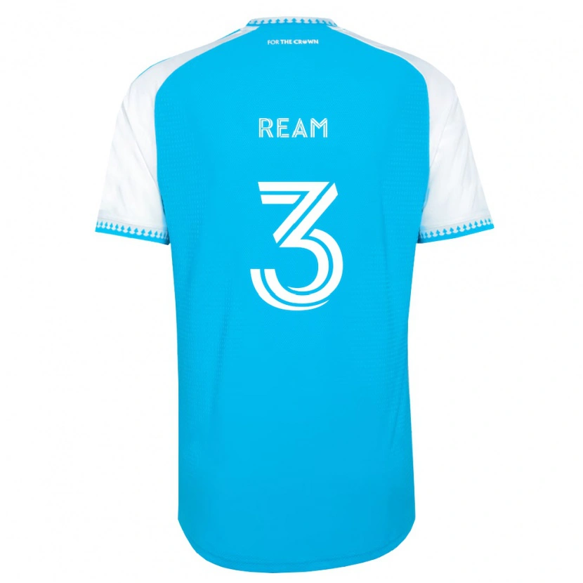 Danxen Bambino Maglia Tim Ream #3 Azzurro Bianco Nero Kit Gara Home 2026/27 Maglietta