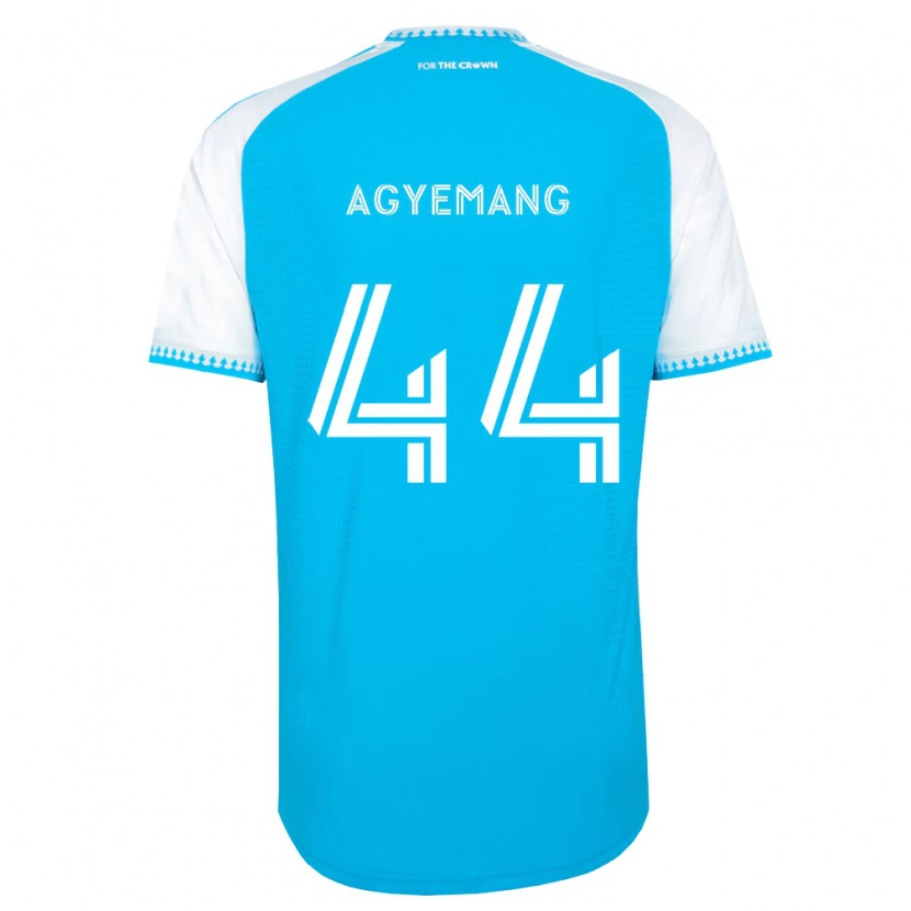 Danxen Bambino Maglia Morrison Agyemang #44 Azzurro Bianco Nero Kit Gara Home 2026/27 Maglietta