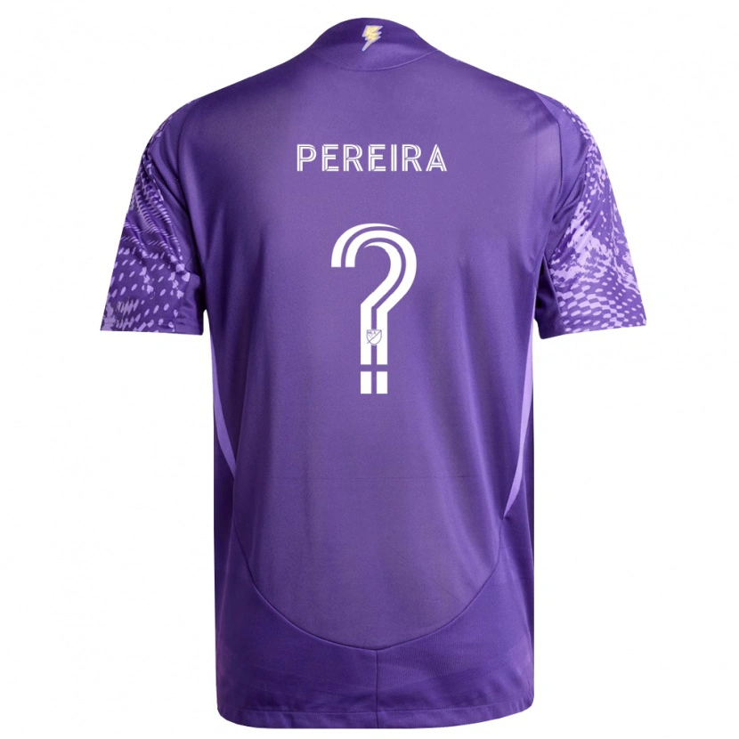 Danxen Bambino Maglia Dominic Pereira #0 Viola Bianco Kit Gara Home 2026/27 Maglietta