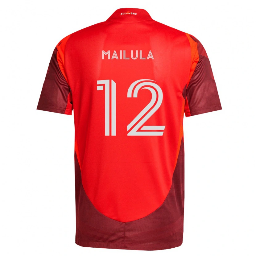 Danxen Bambino Maglia Cassius Mailula #12 Borgogna Rosso Kit Gara Home 2026/27 Maglietta