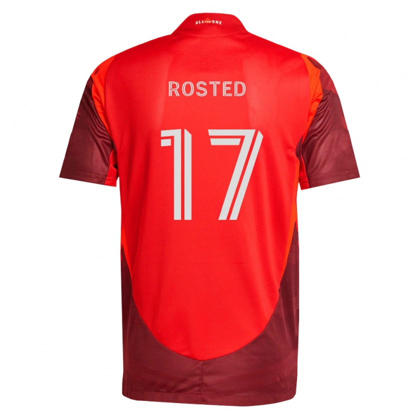 Danxen Bambino Maglia Sigurd Rosted #17 Borgogna Rosso Kit Gara Home 2026/27 Maglietta