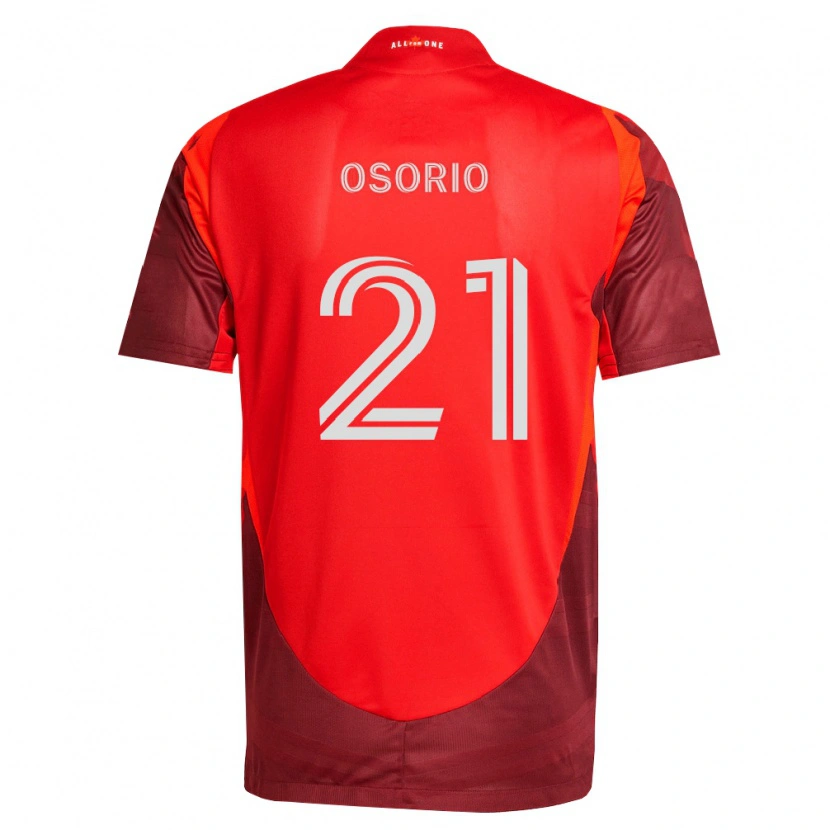 Danxen Bambino Maglia Jonathan Osorio #21 Borgogna Rosso Kit Gara Home 2026/27 Maglietta