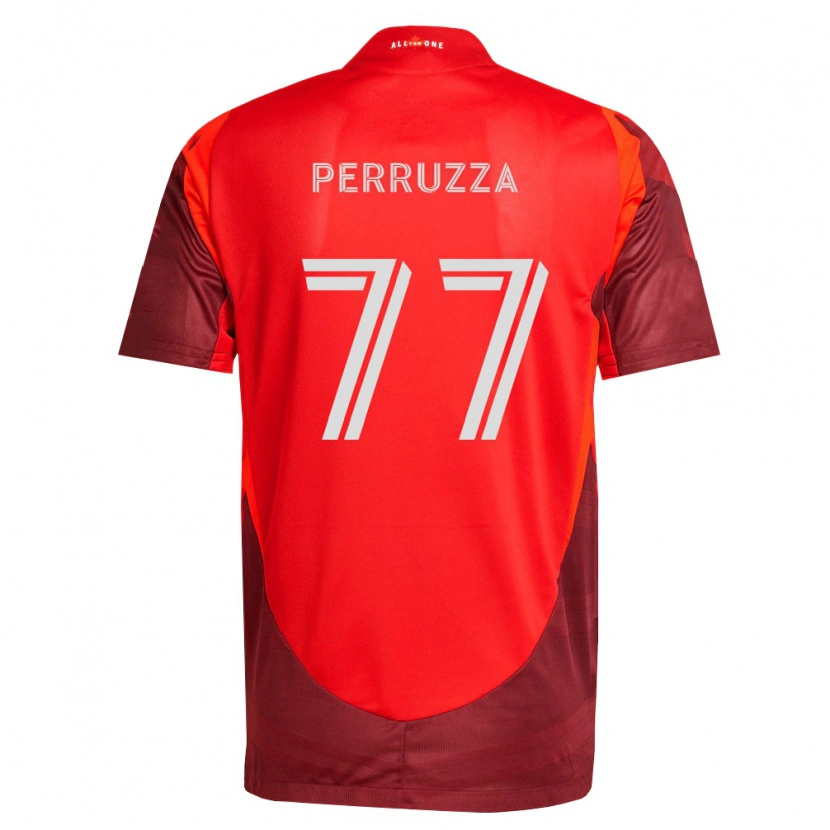 Danxen Bambino Maglia Jordan Perruzza #77 Borgogna Rosso Kit Gara Home 2026/27 Maglietta