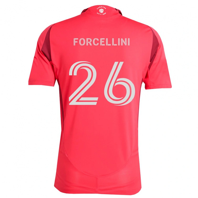 Danxen Bambino Maglia Cooper Forcellini #26 Magenta Bianco Kit Gara Home 2026/27 Maglietta